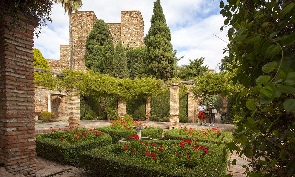 Alcazaba de Málaga. Jardines
